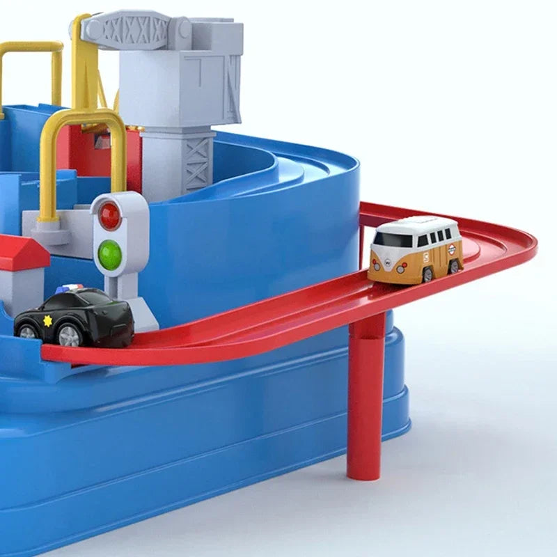 Interactive Track Racing Rail Car Model