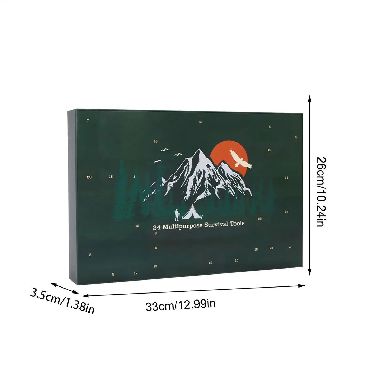 Advent Calendar - Survival Kits for Men 24 Day Countdown