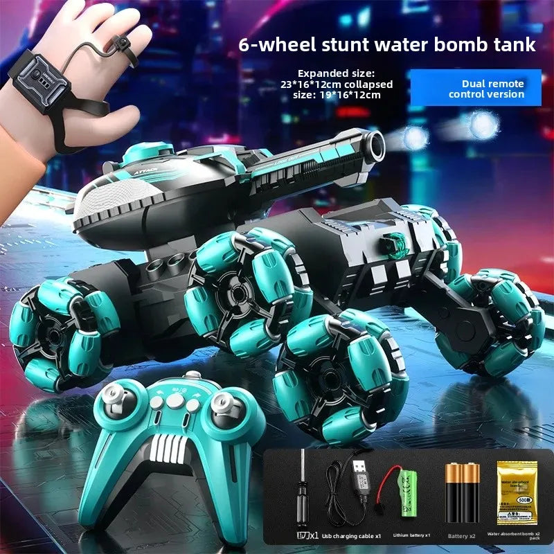 6 Wheeled Remote Control Tank Vehicle