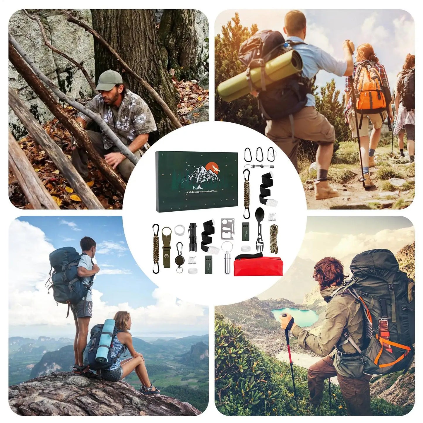 Advent Calendar - Survival Kits for Men 24 Day Countdown