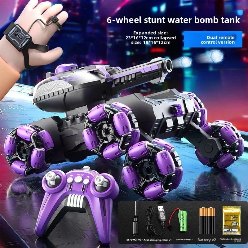6 Wheeled Remote Control Tank Vehicle