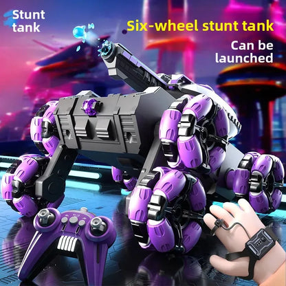 6 Wheeled Remote Control Tank Vehicle