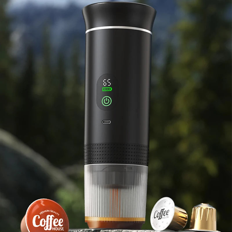 3-in-1 Portable Electric Capsule Coffee Machine With Digital Display