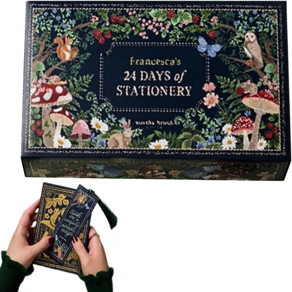Advent Calendar - Winter Woodlands Stationary Supplies 24 Days Countdown