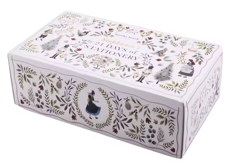 Advent Calendar - Winter Woodlands Stationary Supplies 24 Days Countdown