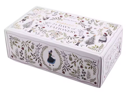 Advent Calendar - Winter Woodlands Stationary Supplies 24 Days Countdown